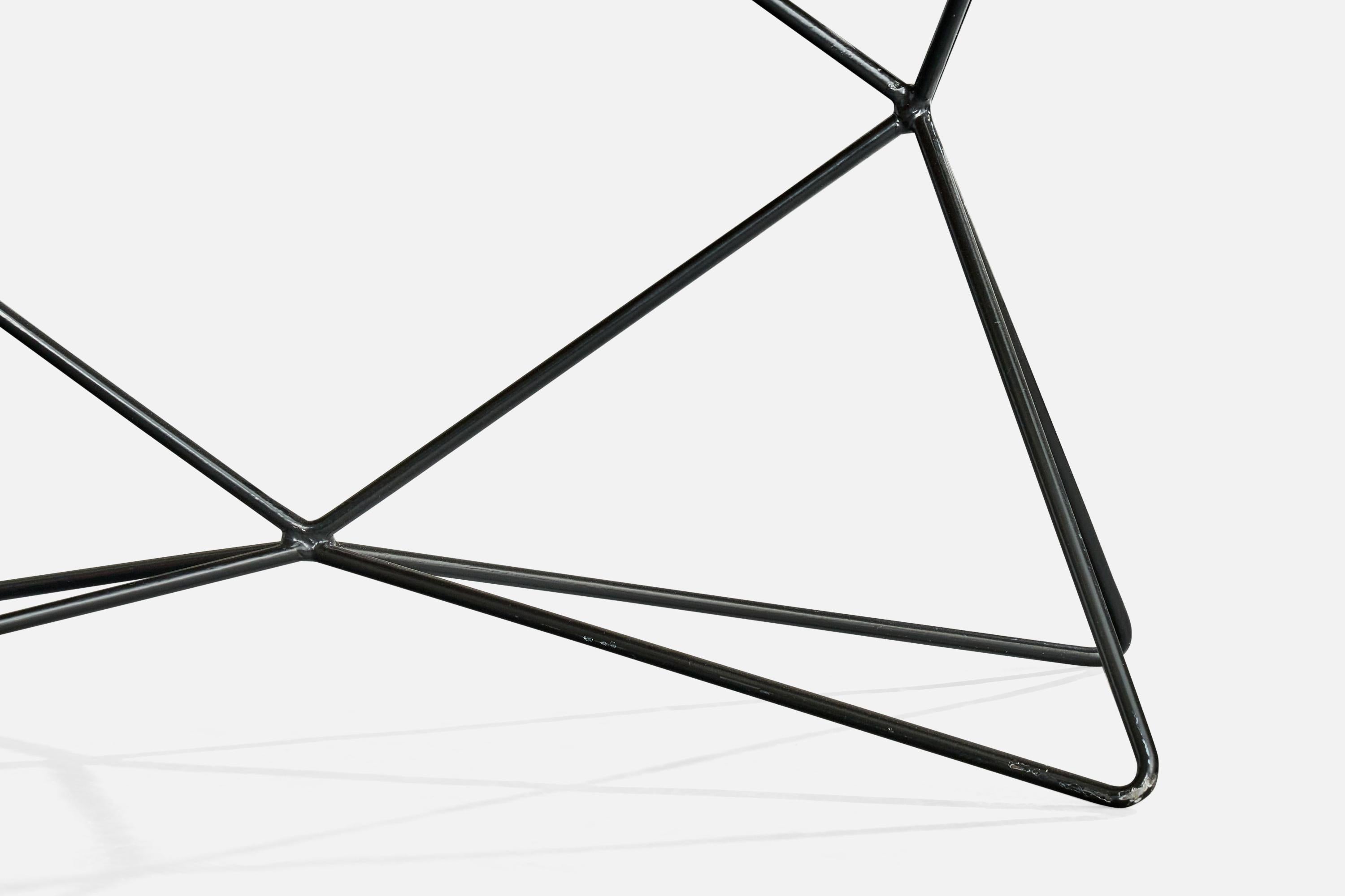 Bengt Johan Gullberg, Console Table, Metal, Wood, Sweden, 1950s en venta 5