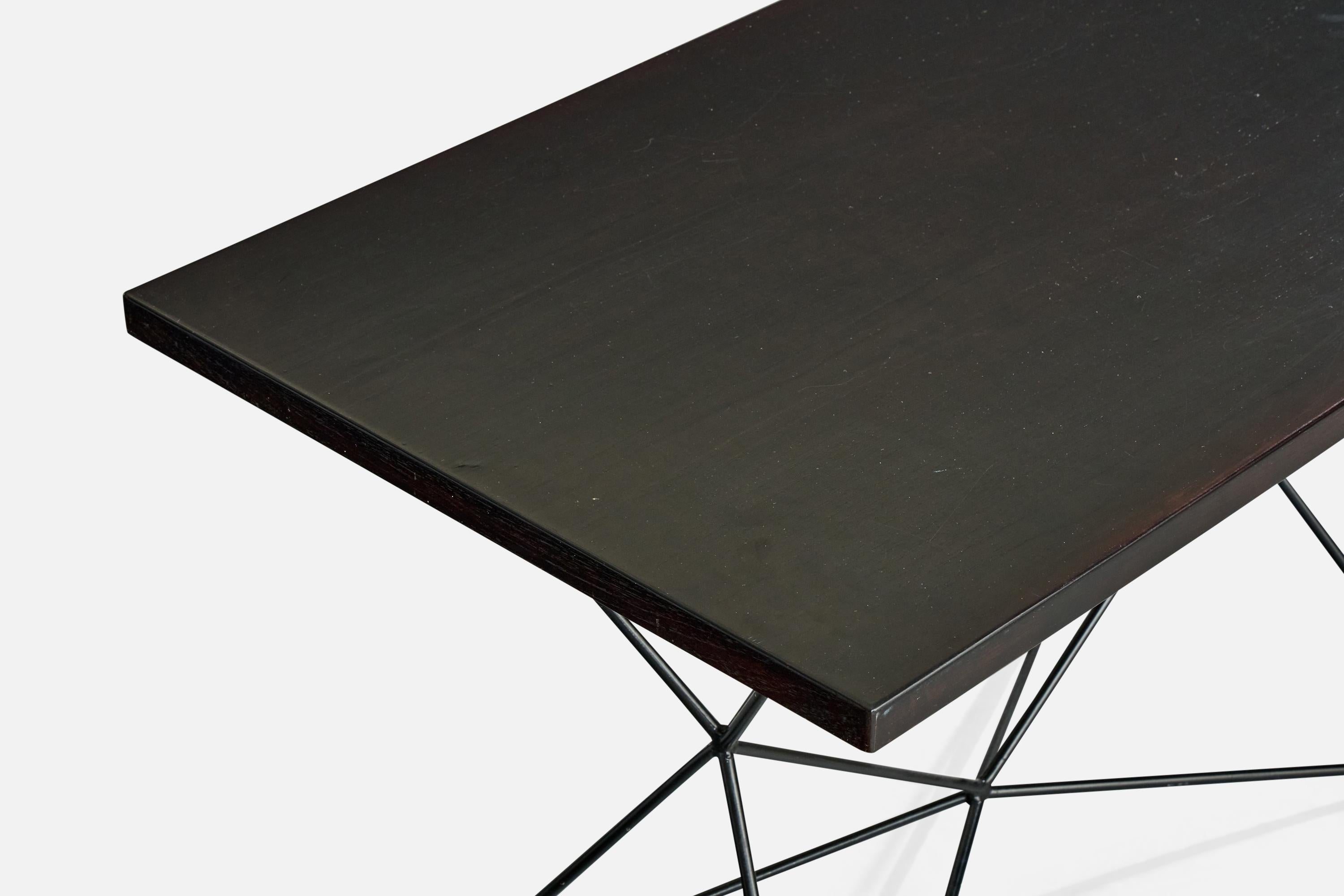 Bengt Johan Gullberg, Console Table, Metal, Wood, Sweden, 1950s en venta 1