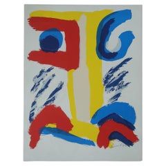 Bengt Lindström, 1995, Jätten På Berget, Color Lithograph