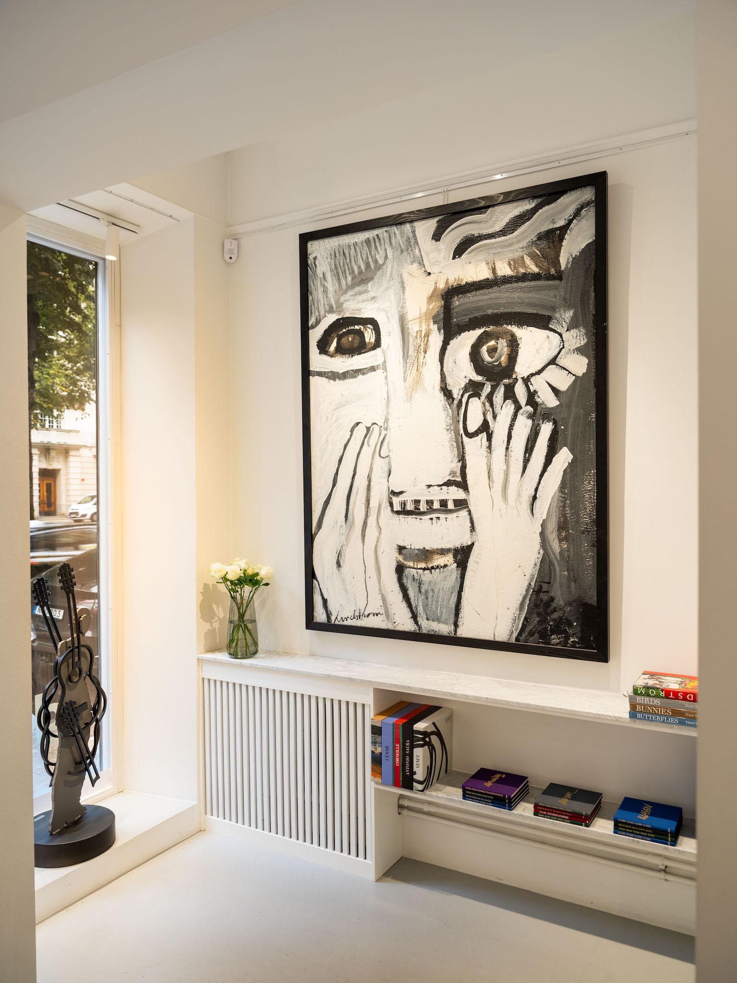 Bouddha - Contemporary Painting by Bengt Lindström