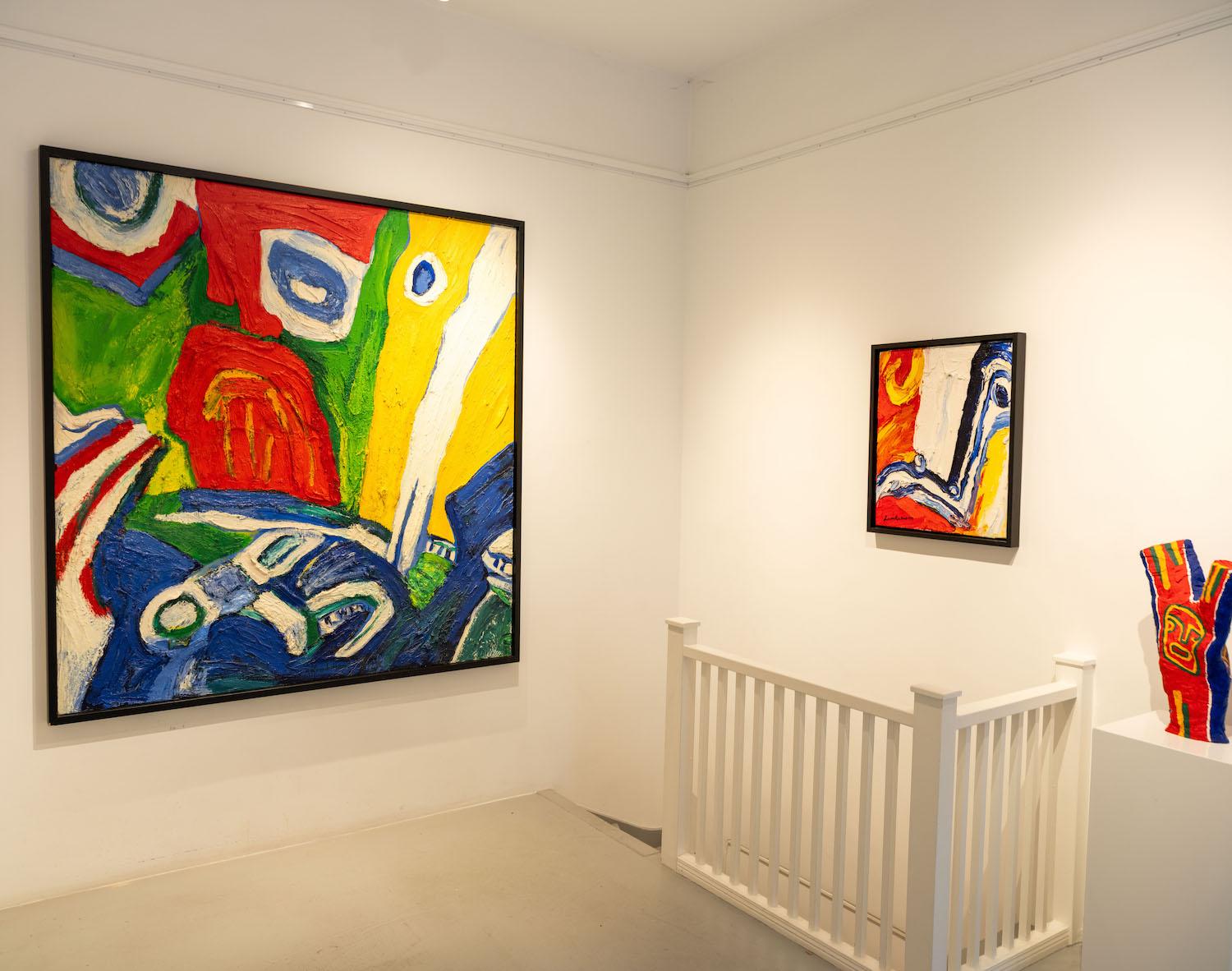 Le roi Gylfi et l’Origine - Contemporary Painting by Bengt Lindström