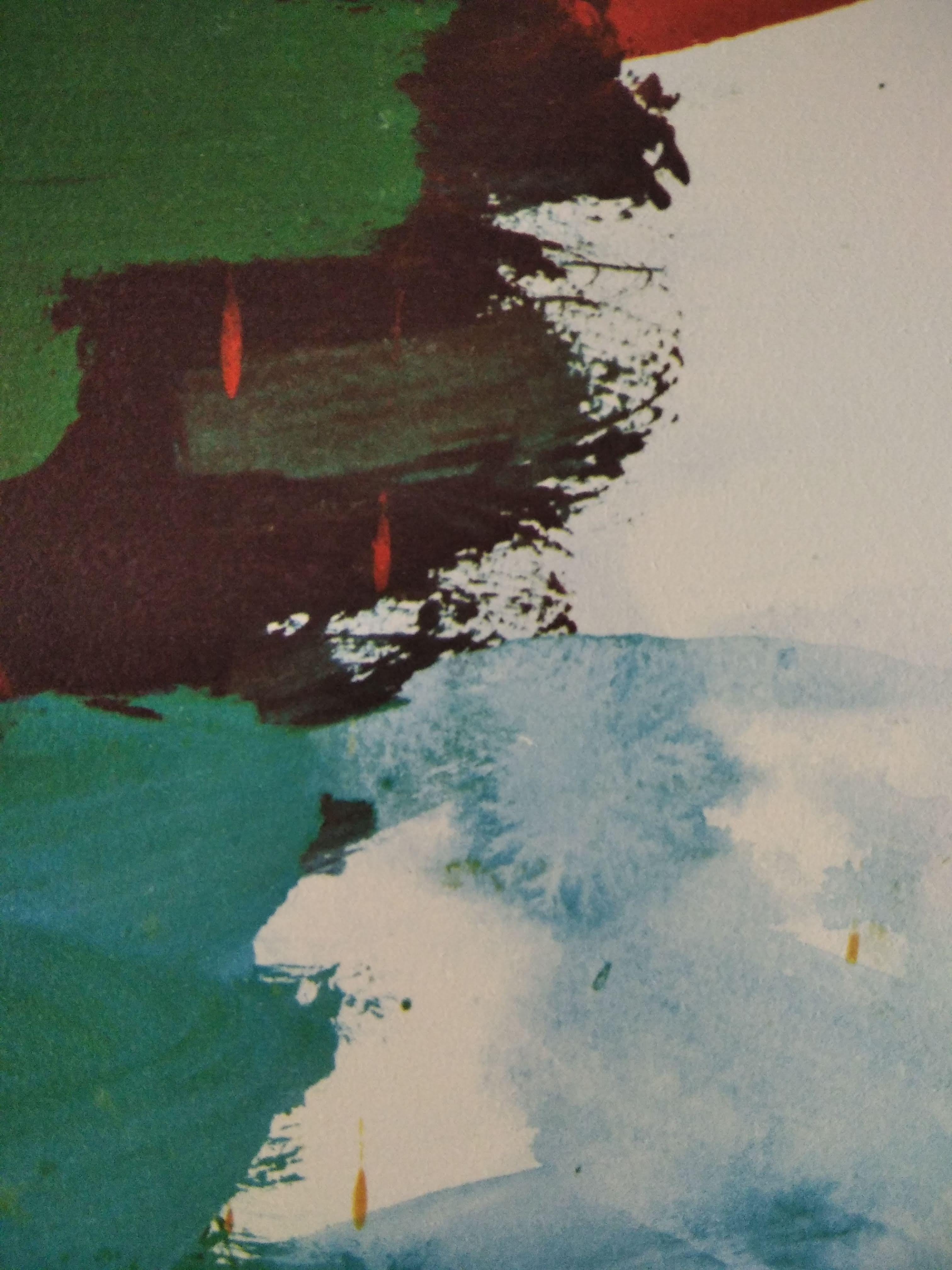 Senza titolo - Painting Astratto di Bengt Lindström