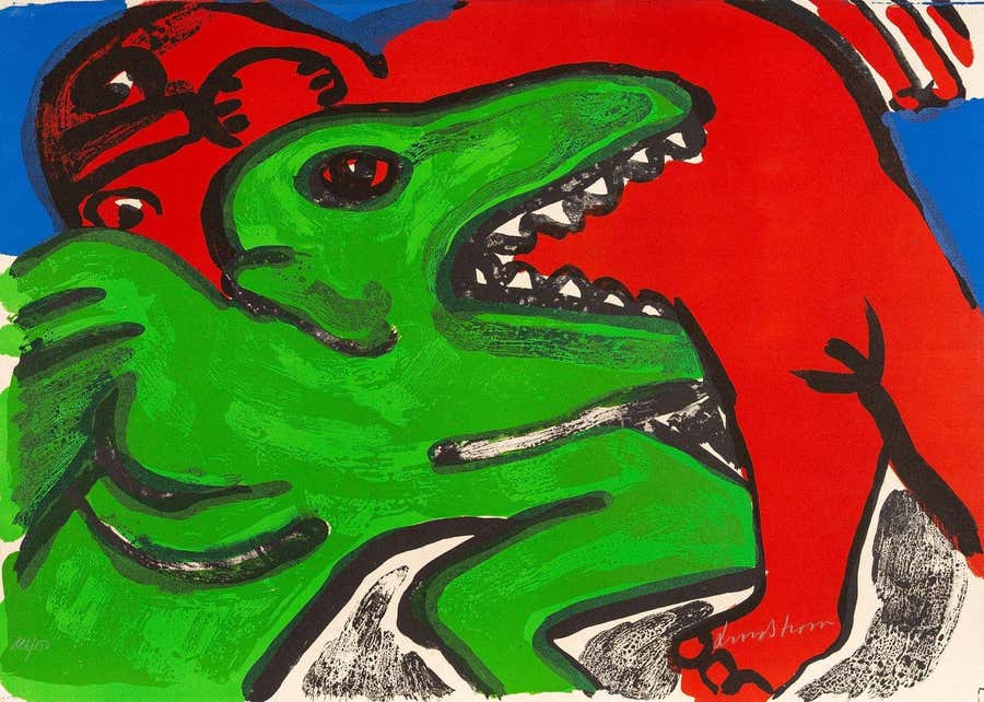 Bengt Lindström (1925–2008) - Colour lithograph on Arches paper - 1977