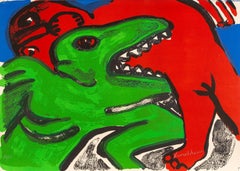 Bengt Lindström (1925-2008) - Lithographie en couleurs sur papier Arches - 1977