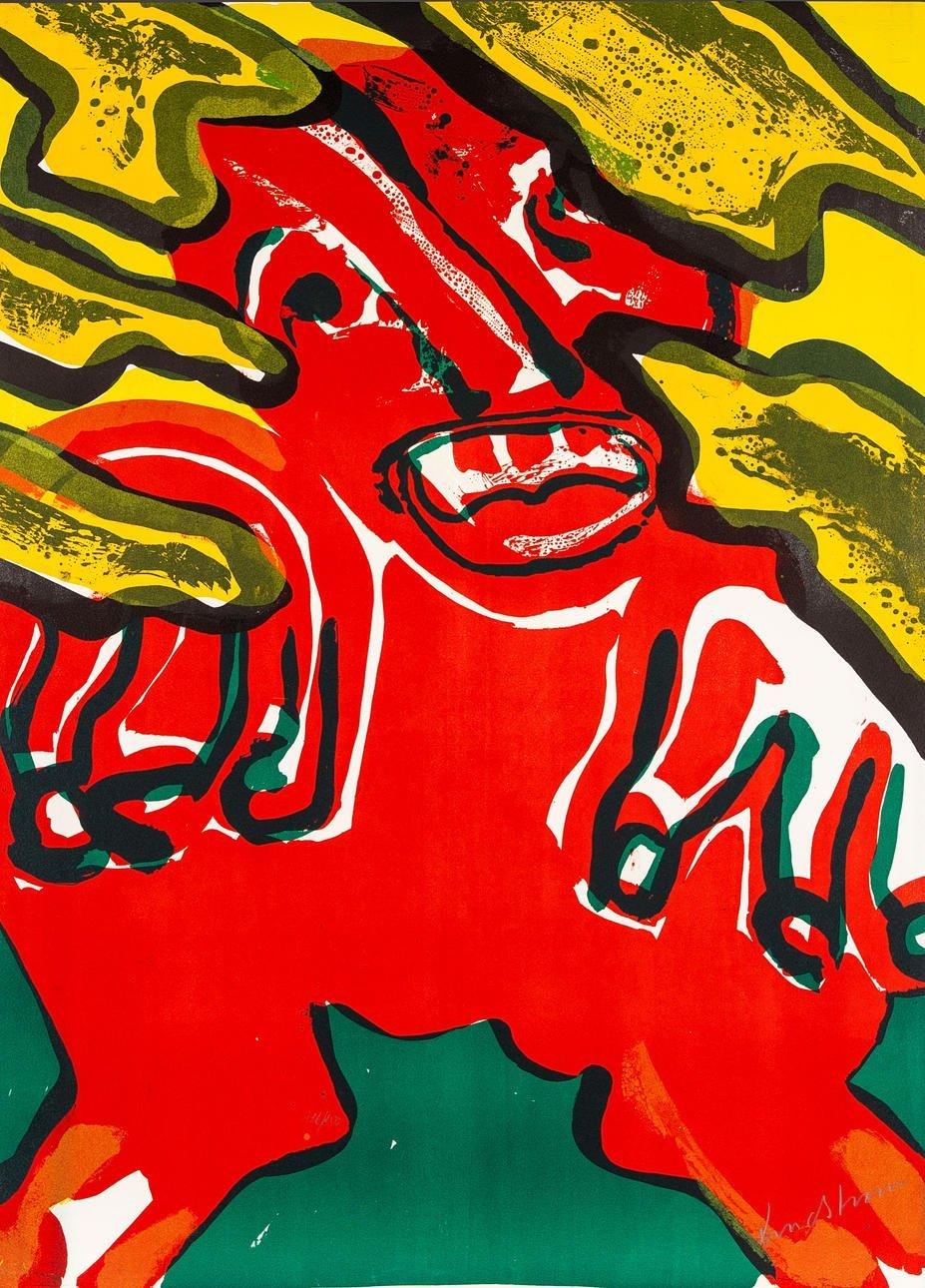 Bengt Lindström (1925–2008) - Colour lithograph on Arches paper - 1977