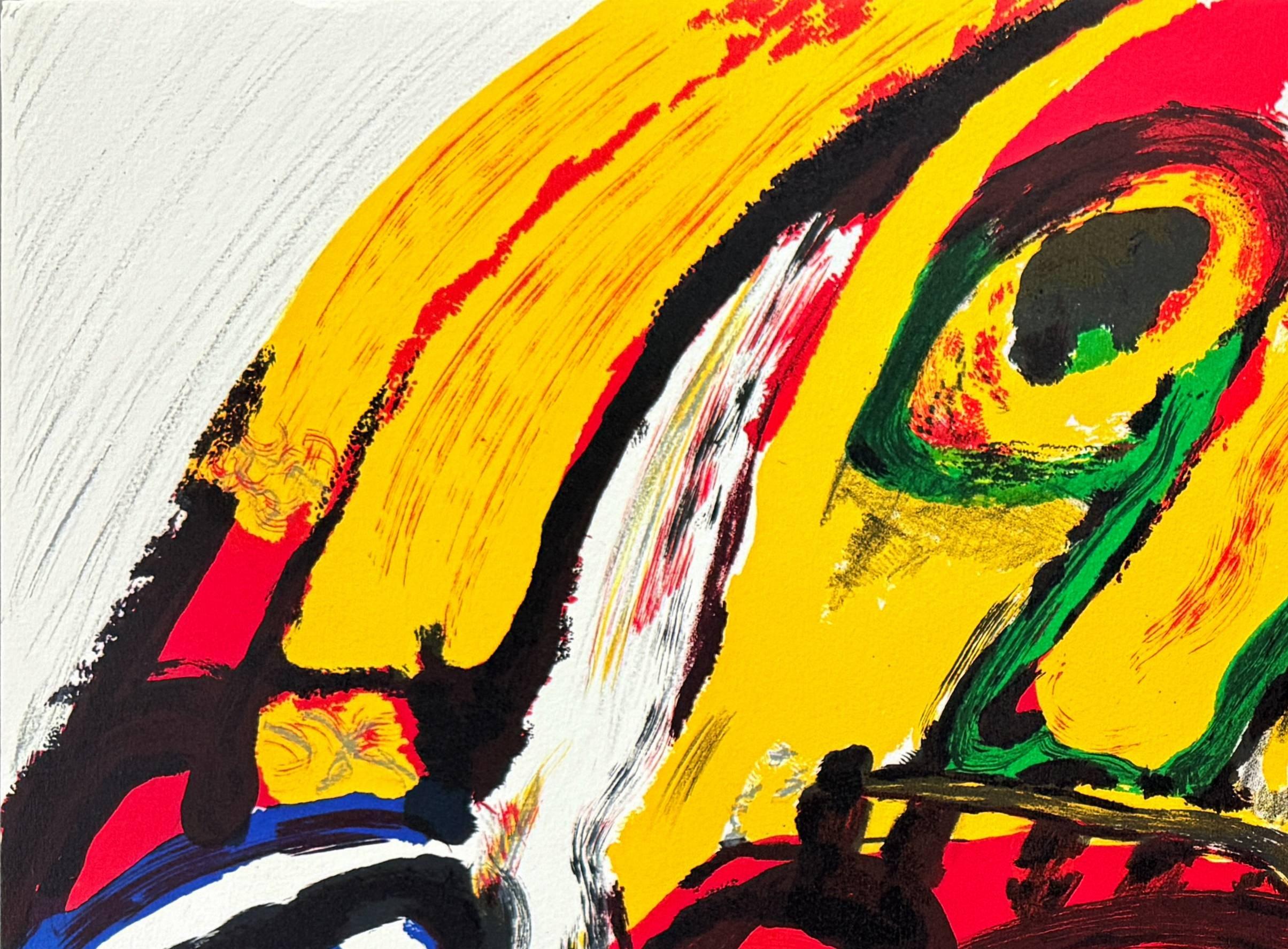 L'homme et son chien - Print di Bengt Lindström