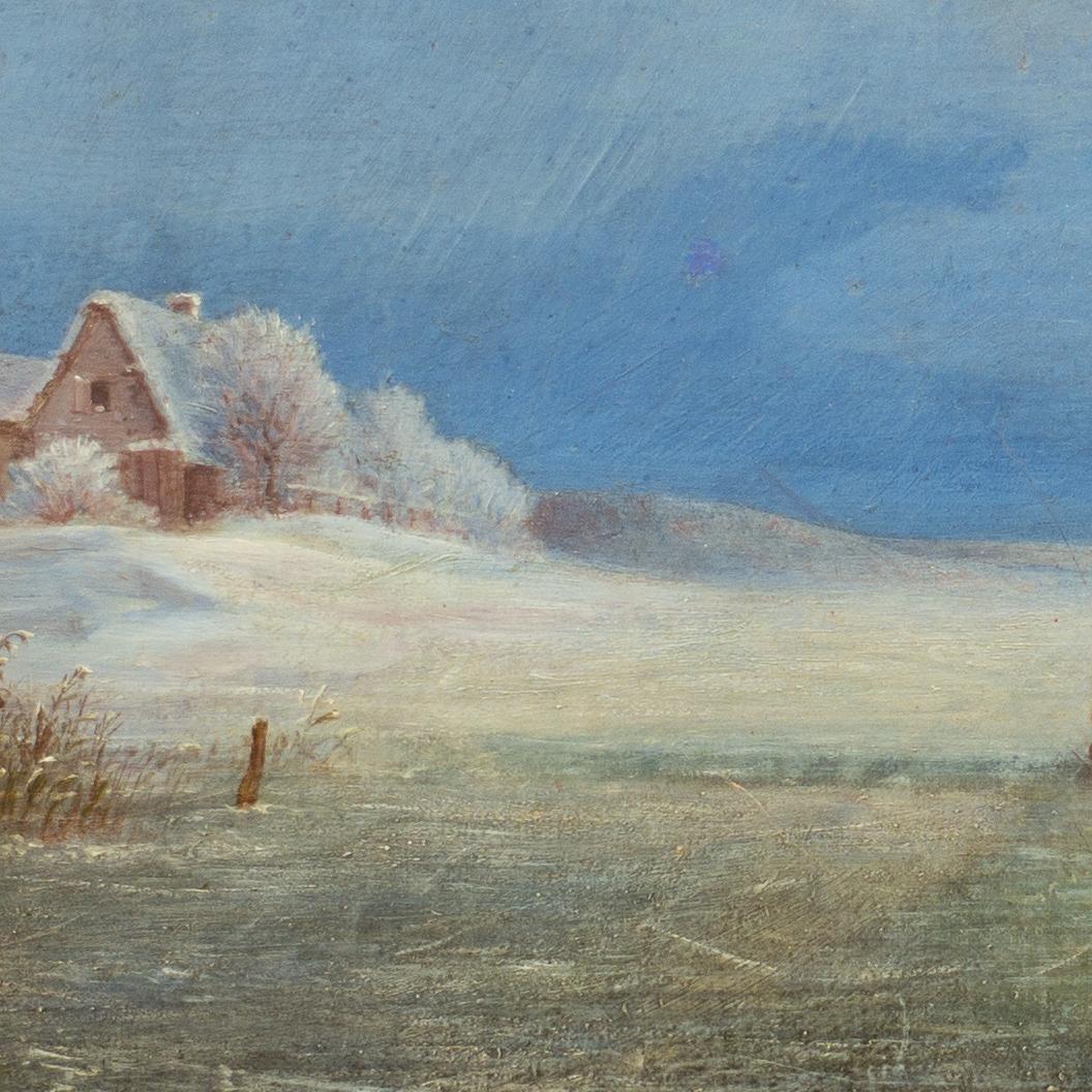 Escena invernal con figuras en el hielo por Bengt Nordenberg, Firmado, Envío gratuito 4