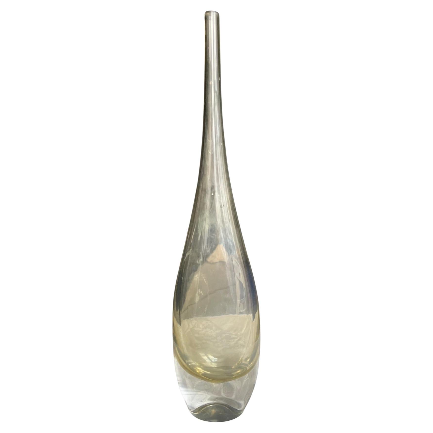 Bengt Orup for Johansfors - Art Glass Vase, Sweden, 1960s