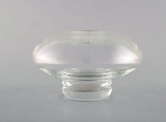 Bengt Orup for Johansfors, Art Glass Vase, Swedish Design, 1970s