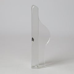 Bengt Orup für Johansfors Glasbruk, Skandinavische moderne Glasskulptur 1960er Jahre