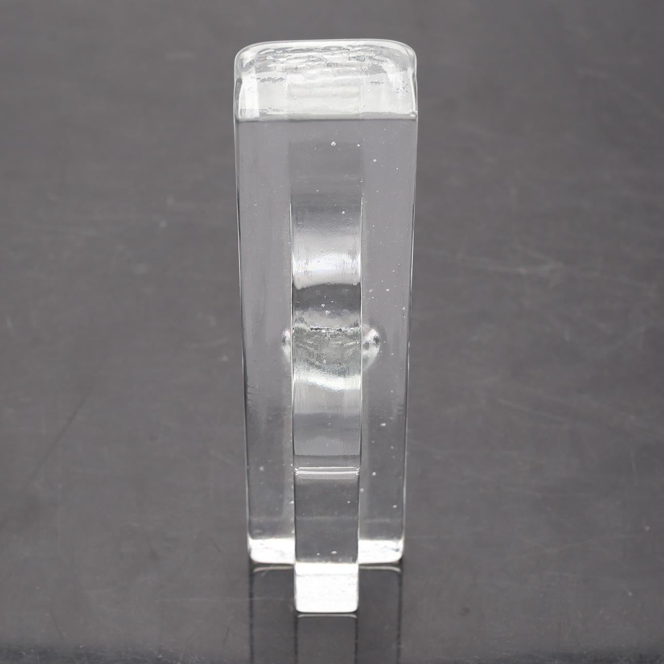 Scandinavo moderno Bengt Orup per Johansfors Glasbruk, Scultura in vetro moderna scandinava 1960s in vendita