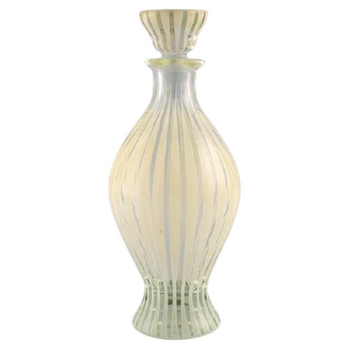 Bengt Orup for Johansfors, Strikt Carafe in Mouth-Blown Art Glass, 1950s / 60s