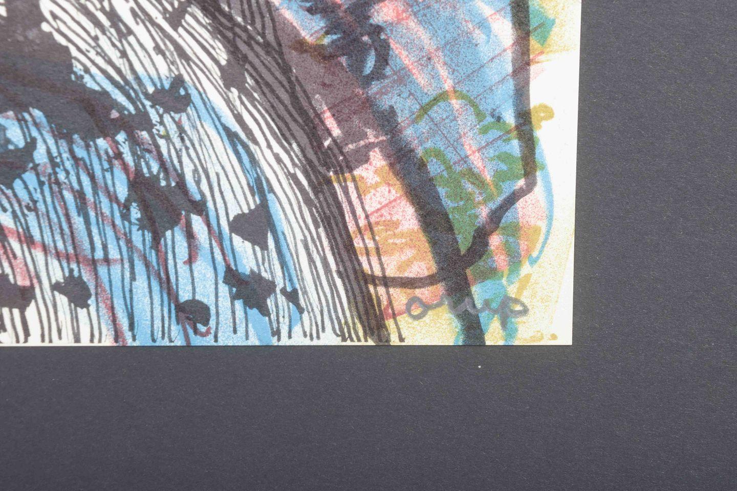 Bengt Orup, schwedischer Künstler. Abstrakte Zusammensetzung. Farblithographie. Mitte des 20. Jahrhunderts im Zustand „Hervorragend“ im Angebot in København, Copenhagen