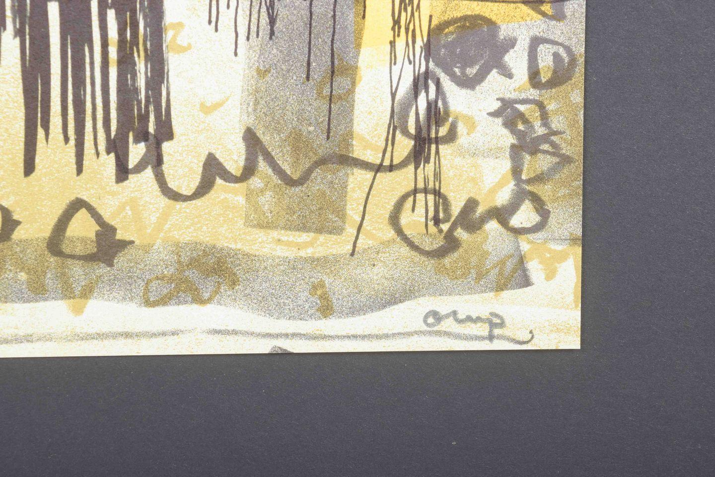 Bengt Orup, schwedischer Künstler. Abstrakte Zusammensetzung. Farblithographie. Mitte des 20. Jahrhunderts im Zustand „Hervorragend“ im Angebot in København, Copenhagen