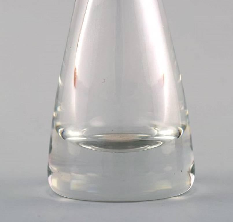 Bengt Orup Johansfors, Vase aus Kunstglas, entworfen in den 1950er-1960er Jahren (Skandinavische Moderne) im Angebot