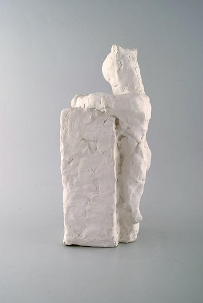 Scandinavian Modern Bengt Pontus Kjerrman, Danish-Swedish Sculptor, Sculpture in Plaster For Sale