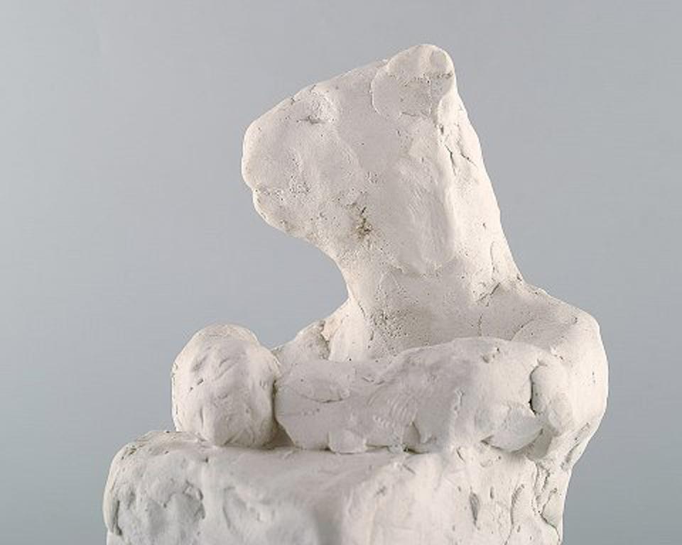 Late 20th Century Bengt Pontus Kjerrman, Danish-Swedish Sculptor, Sculpture in Plaster For Sale