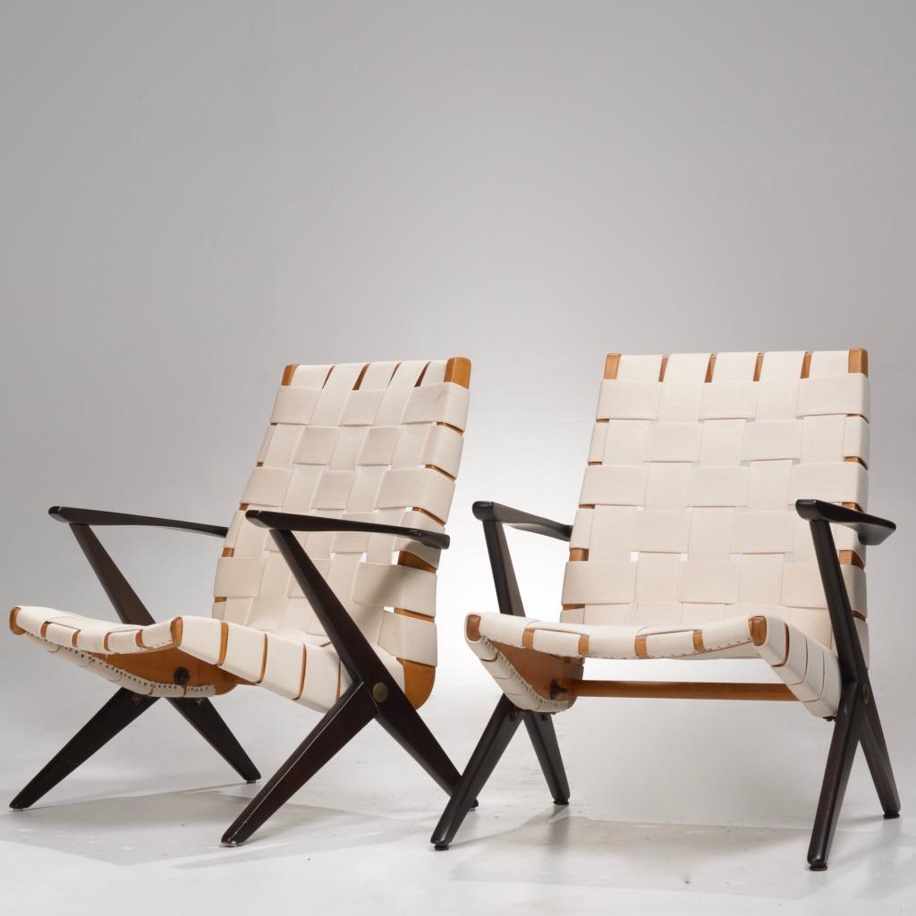 Bengt Ruda Easy Chairs by Nordiska Kompaniet, Sweden 7