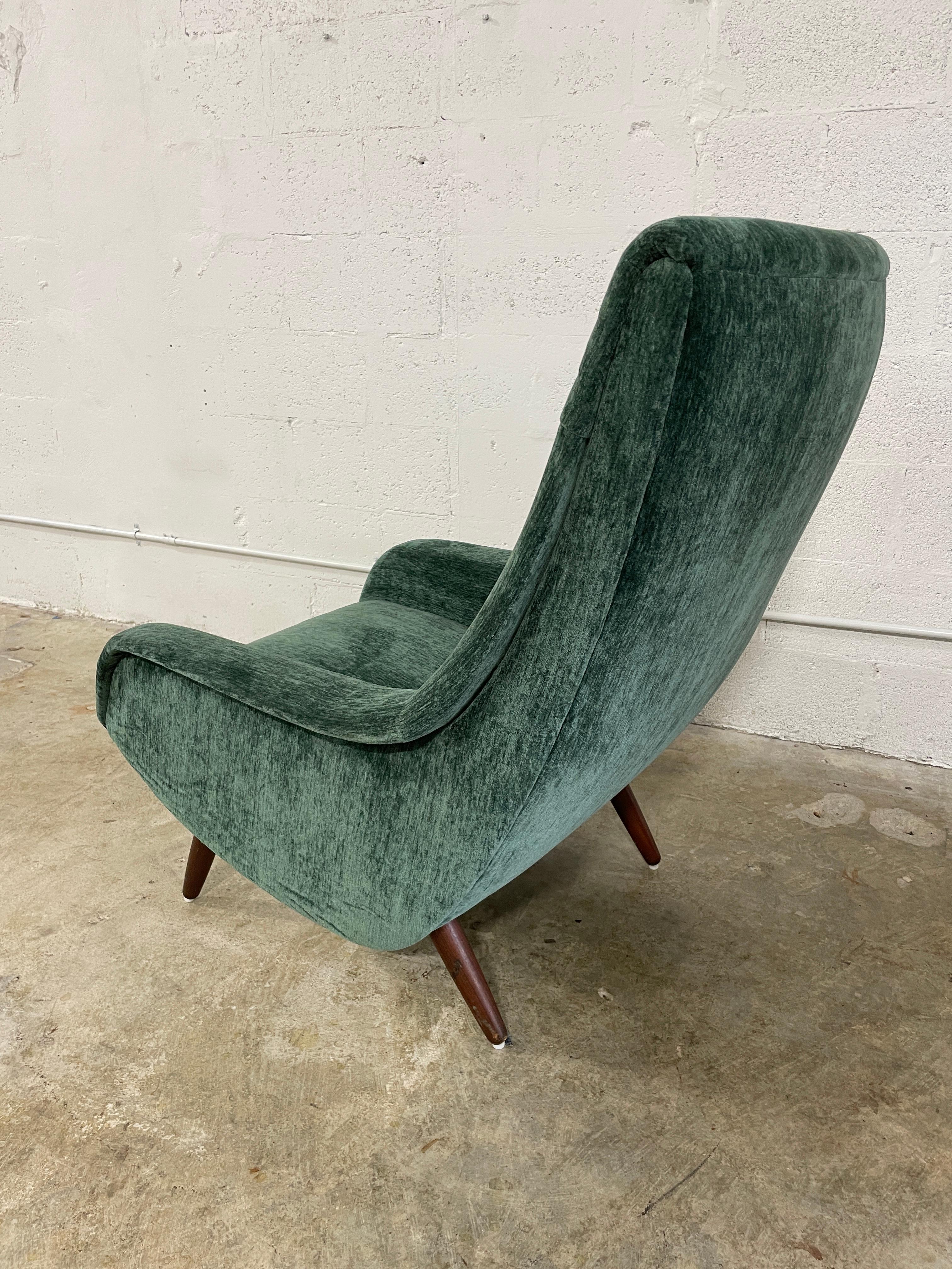 Mid-Century Modern Bengt Ruda Model 90 Mid Century Lounge Highback Chair For Sale