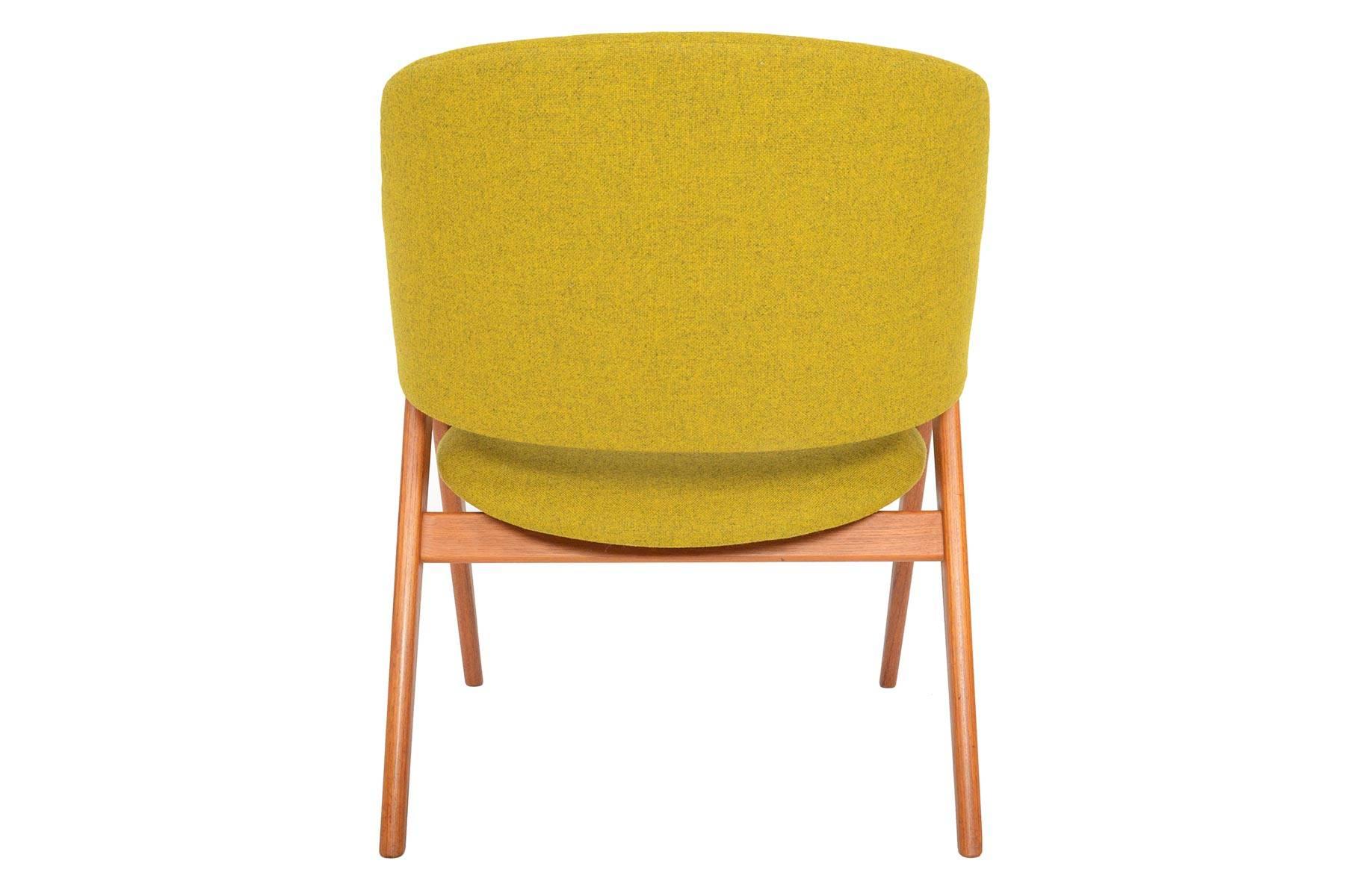 Wool Bengt Ruda Patrik Lounge Chair in Teak