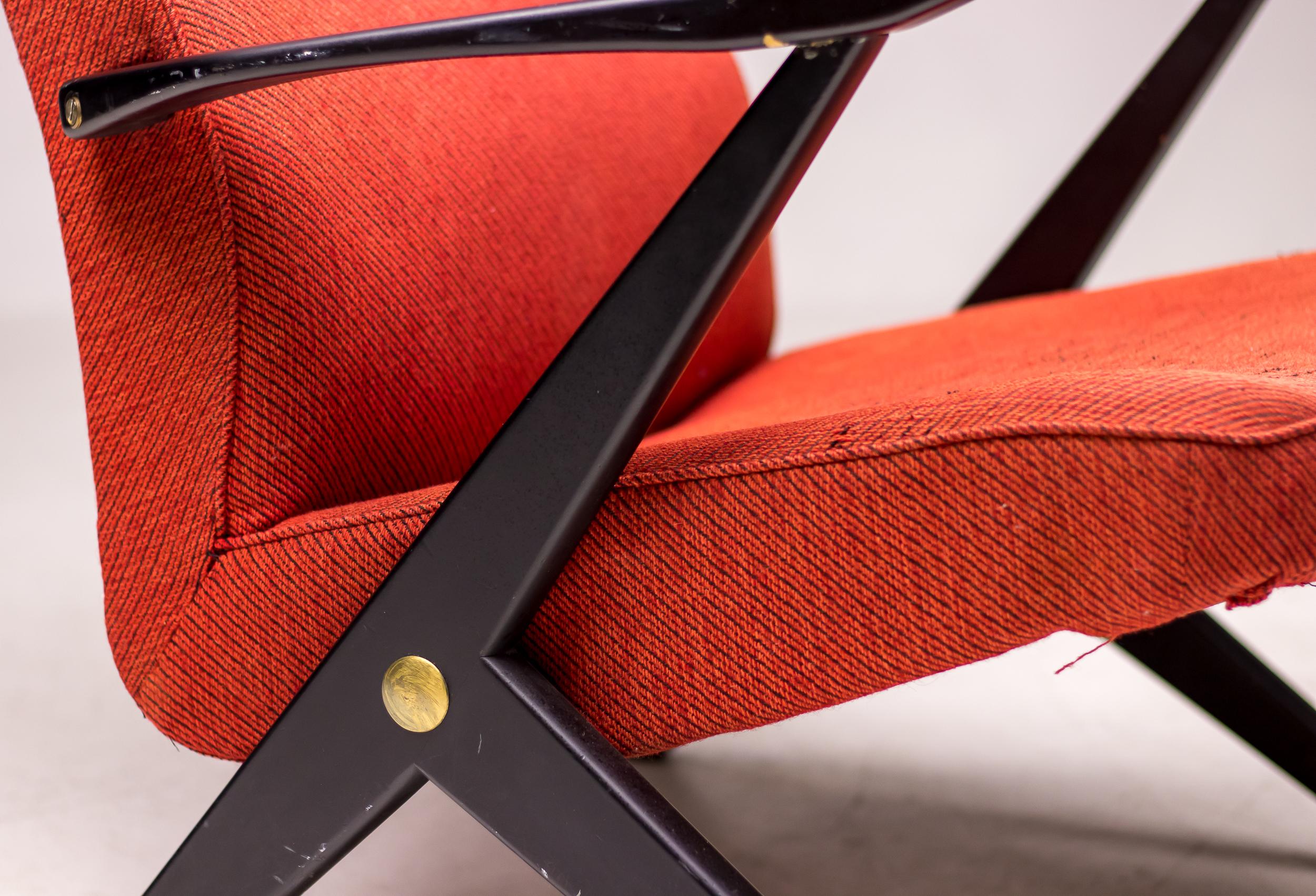 Lacquered Bengt Ruda Triva Lounge Chair For Sale