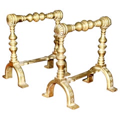 Benham & Froud Commode en laiton pour chiens de feu attribuée à Christopher