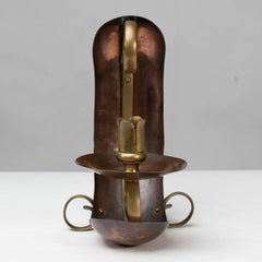 Benham & Froud English Arts & Crafts Copper & Brass Night Light or Candle Holder