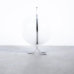 Beni Cuccuru Table Lamp Sfera, Chrome Lucite for Valenti, circa 1970