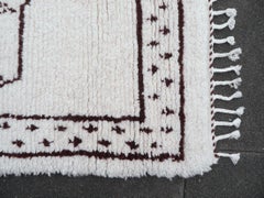 Beni Ourain Berber Lion Rug North African Moroccan Tribal Hand Knotted Wool