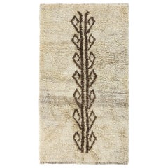 Alfombra Tulu Beni Ourain Design, 100% lana natural. Alfombra marroquí anudada a mano