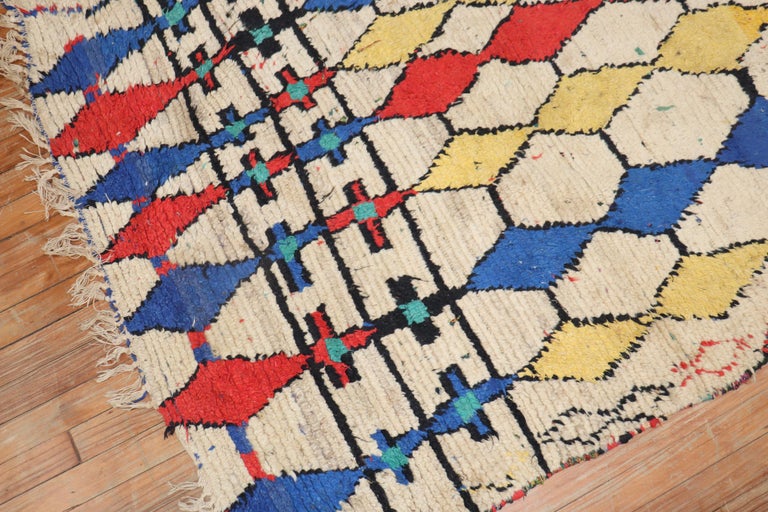 20th Century Beni Ourain Moroccan Rug For Sale