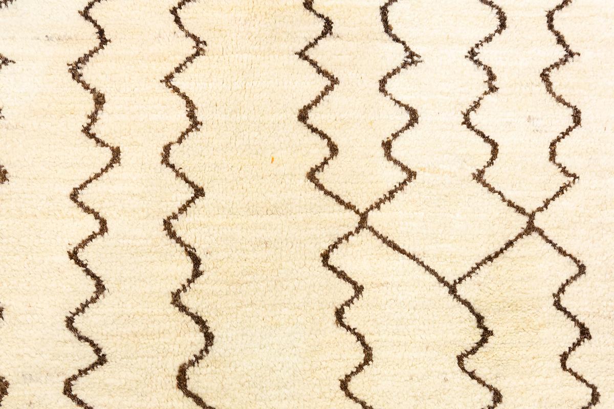 Beni Ourain Teppich Marokkanisch Handgefertigt Echt Alle Wolle im Angebot 1