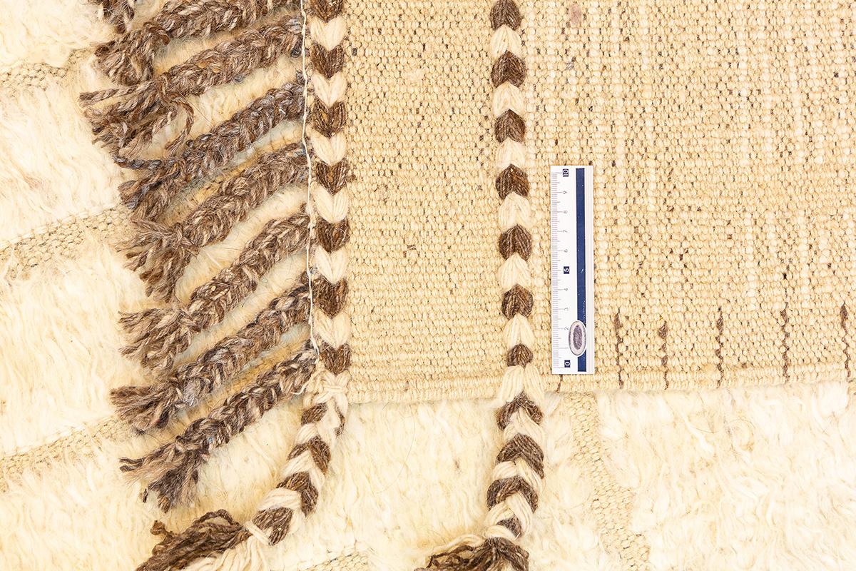 Beni Ourain Teppich Marokkanisch Handgefertigt Echt Alle Wolle im Angebot 3