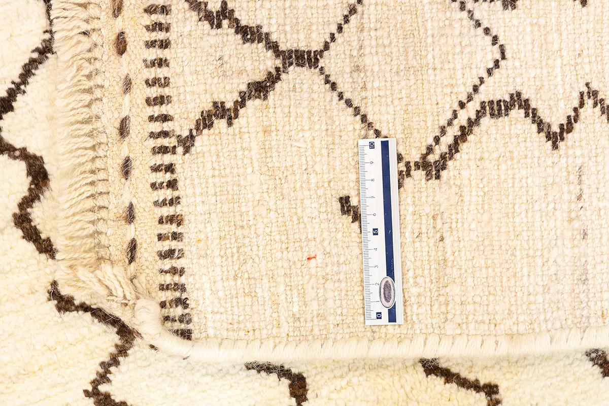 Beni Ourain Teppich Marokkanisch Handgefertigt Echt Alle Wolle im Angebot 3