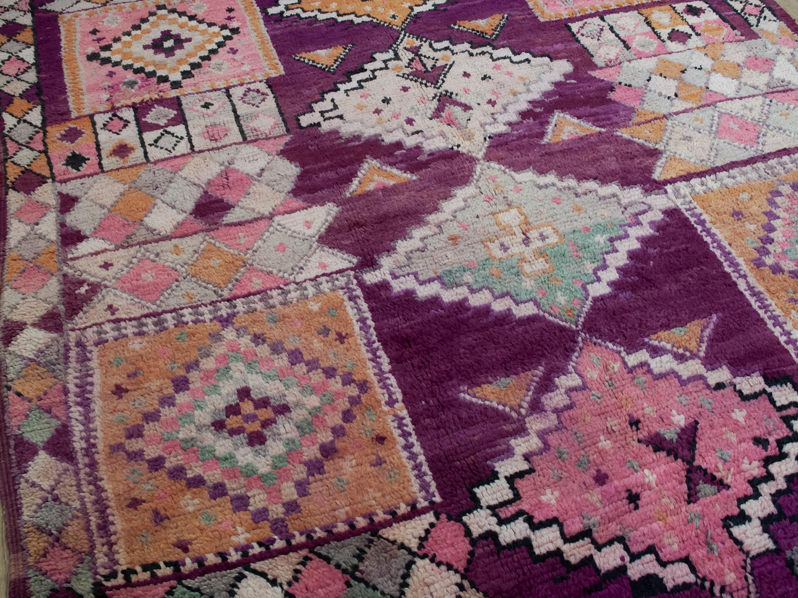 Tribal Beni Zemmour Berber Carpet 'DK-119-1' For Sale