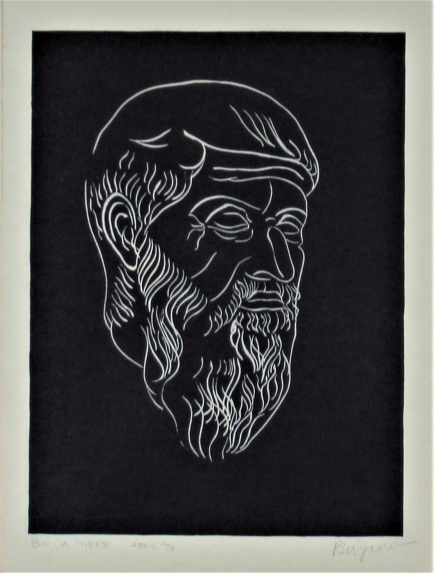 Plato - Print by Beniamino Bufano