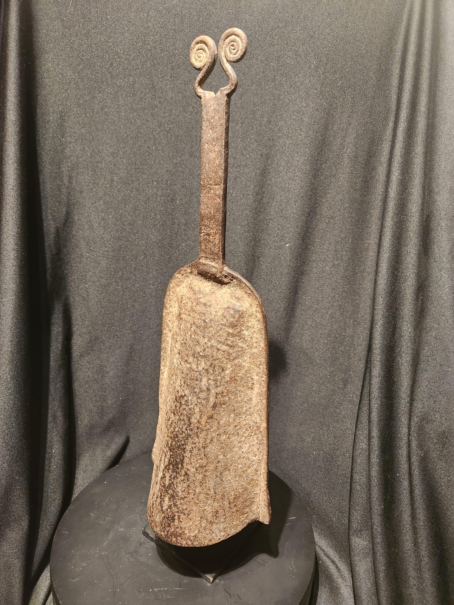 Tribal Benin Iron Striker Bell For Sale