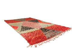 Beniourain Geometric Dotted White Rug