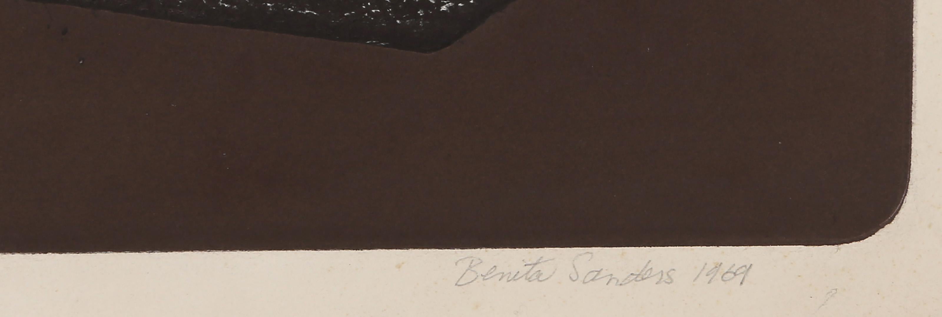 Octeto, aguafuerte y aguatinta modernos de Benita Sanders en venta 2