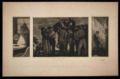 Alea Iacta Est - Etching by Benito (Edmond Garcia) - 1914