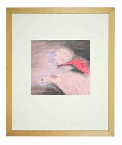 Self Portrait with Horse - Paint by Benito Troleses - 1987