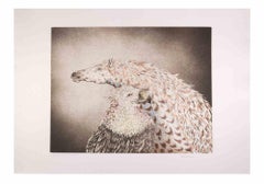Eagle and Horse - Etching by Benito Trolese - 1990s