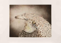Eagle and Horse - Etching by Benito Trolese - 1990s