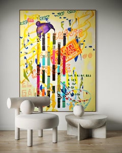 Benjamin Aitala Abstract Acrylic Painting Large Contemporary Art