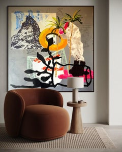 Benjamin Aitala Mixed Media Painting Abstract Contemporary Art