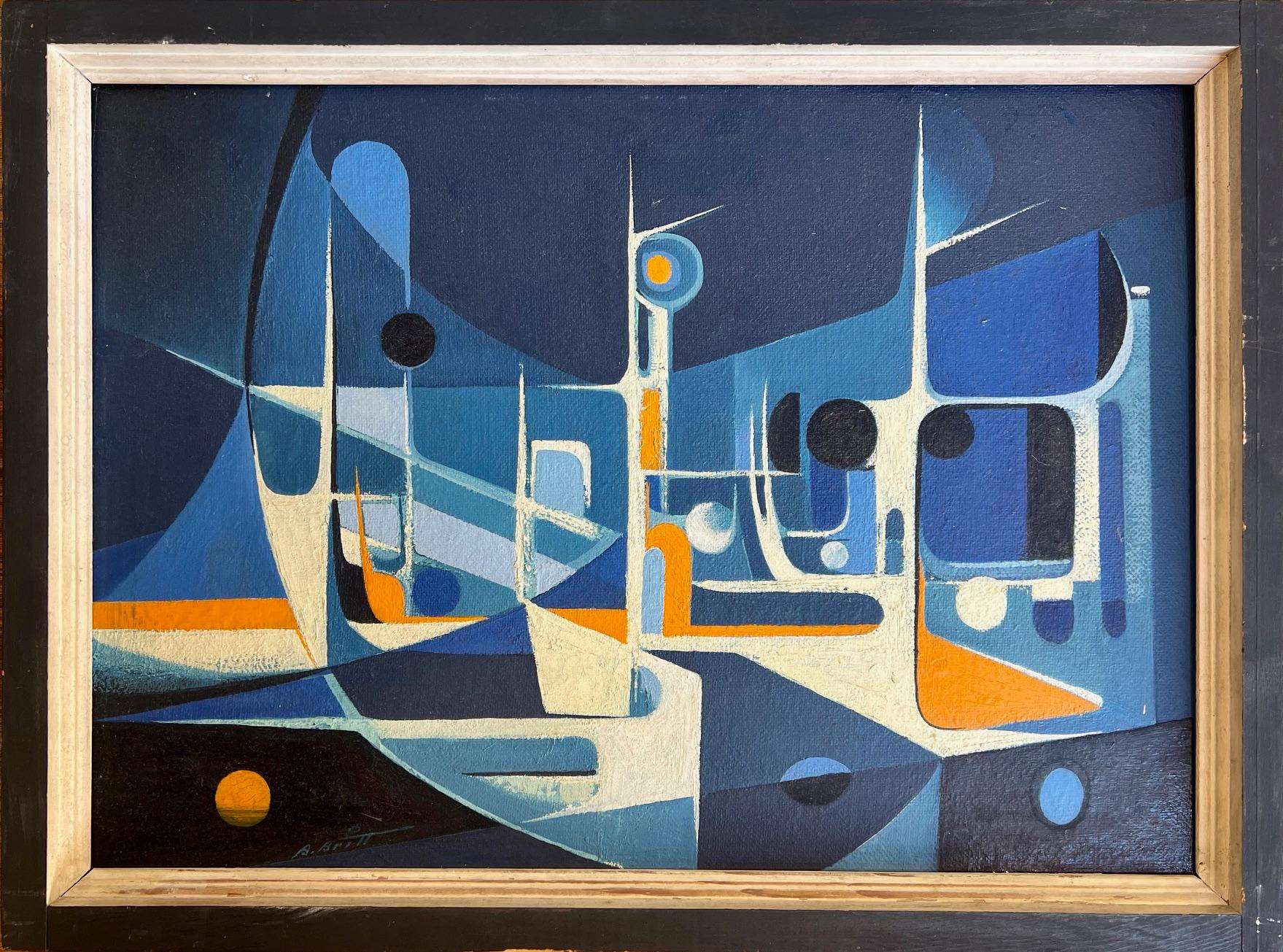 Abstract (Untitled) - Painting by Benjamin Britt