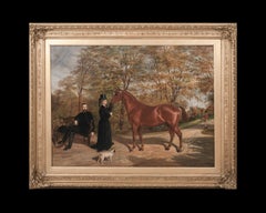 Portrait Of Adam & Amy Agnes Dugdale In Griffin Park, Blackburn, Lancashire