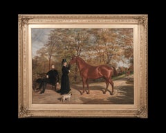 Portrait Of Adam & Amy Agnes Dugdale In Griffin Park, Blackburn, Lancashire