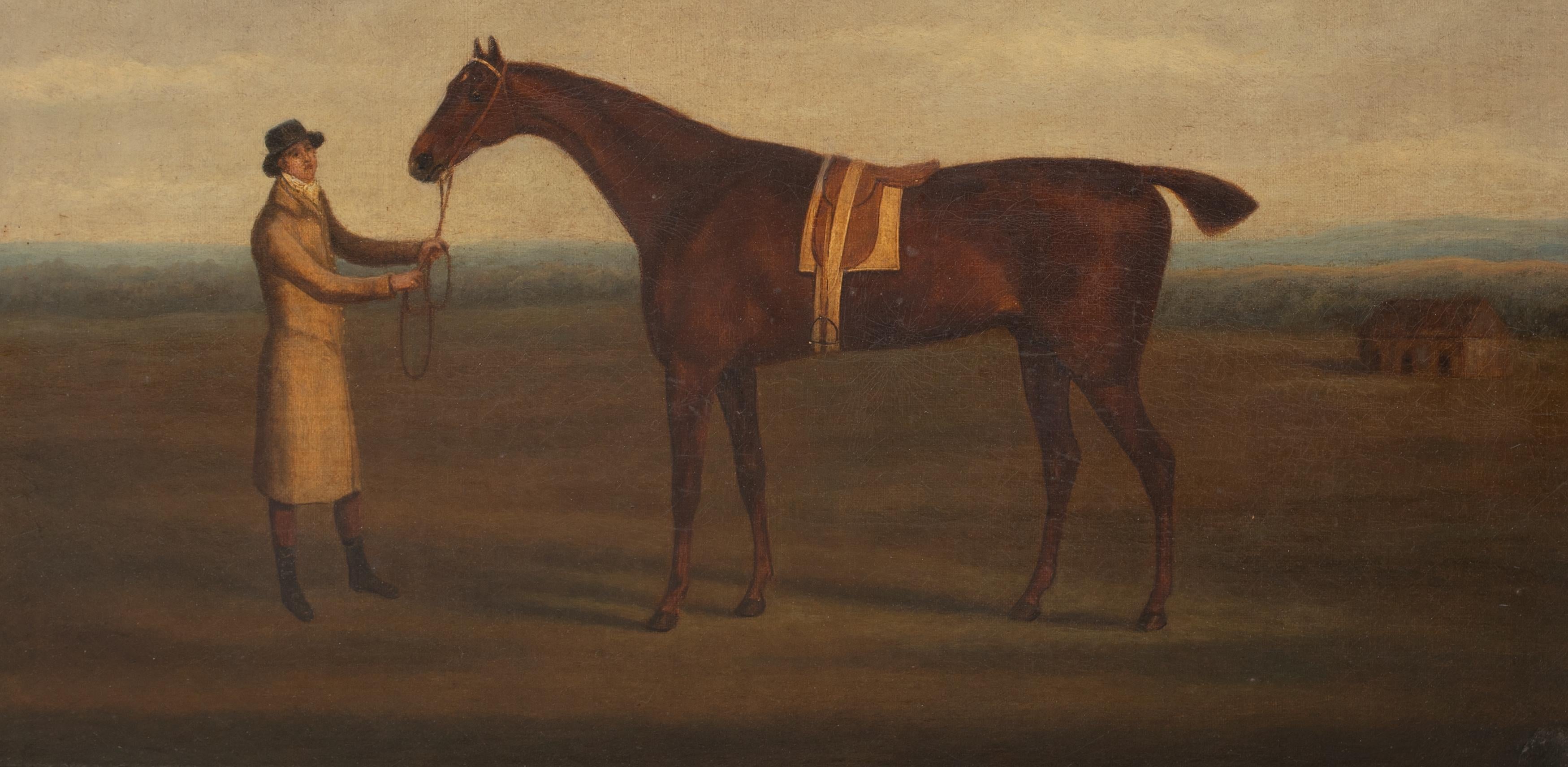 Cavallo da corsa e proprietario, English School del 18° secolo 3