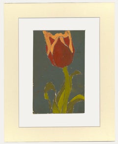 Ben Carrivick - Contemporary Oil, A Single Tulip